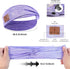 Bluetooth Headband for Women, HD Speakers Bluetooth 5.0 Wireless Headband Headphones, Fashion Grey Head Band with Knotted/Twist Design for Yoga, W...