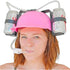 Fairly Odd Novelties Beer Soda Guzzler Helmet Drinking Party Hat, Pink...