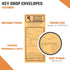 50 Key Drop Off Envelopes for After Hours – Auto Shop Repair/Service Drop Box Overnight Envelopes - Automotive Mechanic Car Drop Off for Overnight...