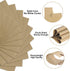 Brown Kraft Cardstock - 8.5'' x 11'' 92lb Cover Card Stock Heavyweight Paper Perfect for Scrapbooks, Art, Crafts, Business Cards 25 Sheets 250g UA...