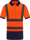 Reflective Gear Polo Shirt Safety Short Sleeve Polo Shirt Orange 3XL...