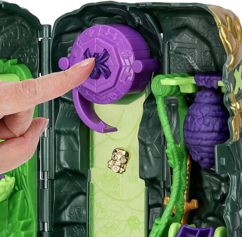 TREASURE X Lost Lands Skull Island Swamp Tower Micro Playset, 15 Levels of Adventure. Survive The Traps and Discover 2 Micro Sized Action Figures....