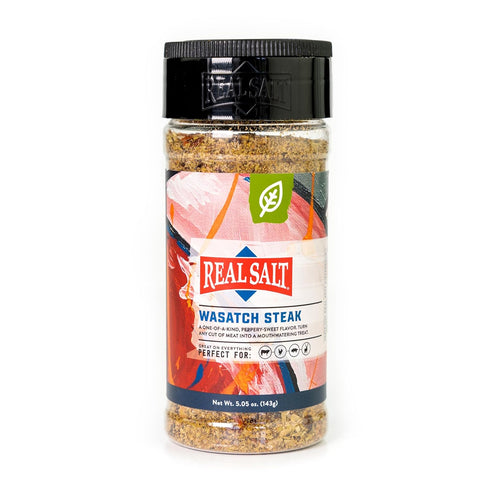 Redmond Real Sea Salt - Natural Unrefined Gluten Free Wasatch Steak Shaker...