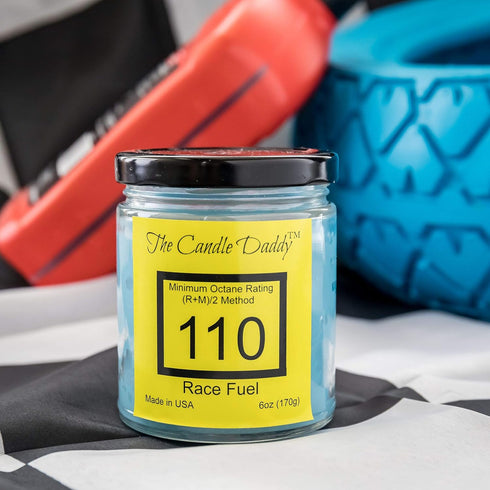 Race Fuel High Octane Gasoline Candle- 6 oz- up to 40 Hour Burn...