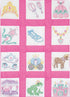 Jack Dempsey Quilt Blocks 9" Princess, 12pc...
