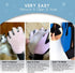Pet Grooming Brush Double-Sided Undercoat Rake for Dogs & Cats - Shedding and Dematting Comb for Dogs &Gentle Deshedding Brush Glove Grooming kit ...