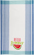 DII Watermelon Collection, Summer Fun, Dishtowel (Set of 3) Hello Summer...