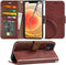 Arae Compatible with iPhone Case Wallet Flip Cover with Card Holder and Wrist Strap for iPhone (iPhone 12/12 Pro (6.1"), Brown)......