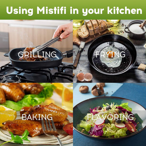 Oliver Oil Sprayer for cooking, Spray bottle 6oz, Non-Aerosol Refillable Dispenser Oil Mister FS600 Less is More...