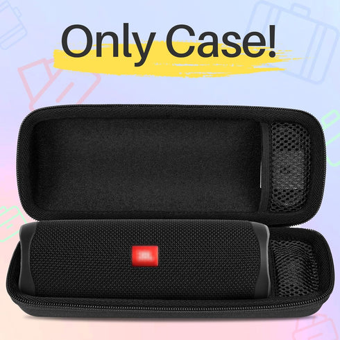 Hard Case Compatible with JBL Flip 6 Flip 5 Flip 4 Waterproof Portable Bluetooth Wireless Speaker (Black Case)......