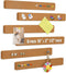Cork Boards for Walls, 6 Pack 15 x 2 x 0.5 in Adhesive Cork Board Strips for Walls Office with 50 Push Pins for Paste Notes, Photos, Schedules, Ph...