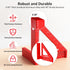 3.8?Mini 3D Multi-Angle Measuring Square Ruler, WT102A High Precision Hole Scribing Woodworking Tools, 0-90° Aluminum Alloy Carpenter Square Wood ...
