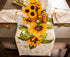 DII Table Top Décor Collection Spring & Summer Table Runner, 14x108, Rustic Sunflowers Print...