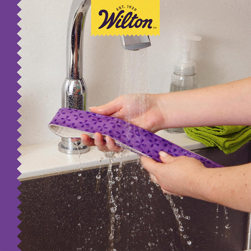 Wilton Bake Even Cake Strips, Prevents Domed Tops & Cracked Edges for Moist, Level Cakes, Fits 8-Inch & 10-Inch Round Cake Pans, 2-Piece Set...