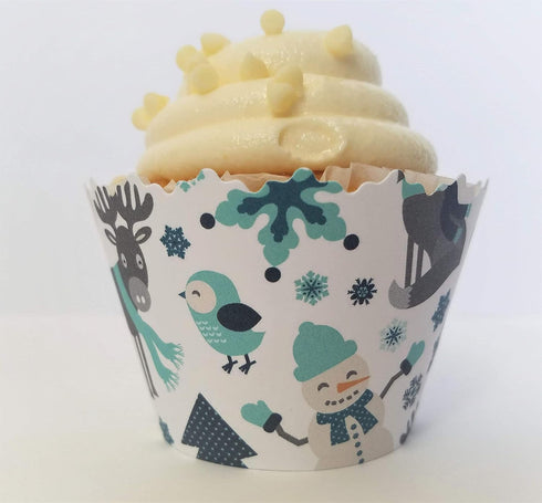 Winter Wonderland Friends Cupcake Wrappers - Set of 12...