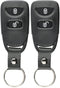 KeylessOption Keyless Entry Remote Control Car Key Fob Alarm for Hyundai Accent 2014-2017 TQ8-RKE-4F14 (Pack of 2)...