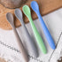 4PCS Silicone Feeding Spoons, Baby Spoons Training Spoons Silicone Baby Utensils Infant Spoons for First Stage Baby and Parents...