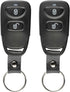 KeylessOption Keyless Entry Remote Alarm Car Key Fob for Hyundai Tucson OSLOKA-320T (Pack of 2)...
