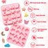 Pastoral Style Silicone Chocolate Mold,16 Cavity Butterfly Bee Flower Moon Star Cloud Handmade Gummy Mold Baking Tool for Candy,Jelly,Soap,Cookie,...