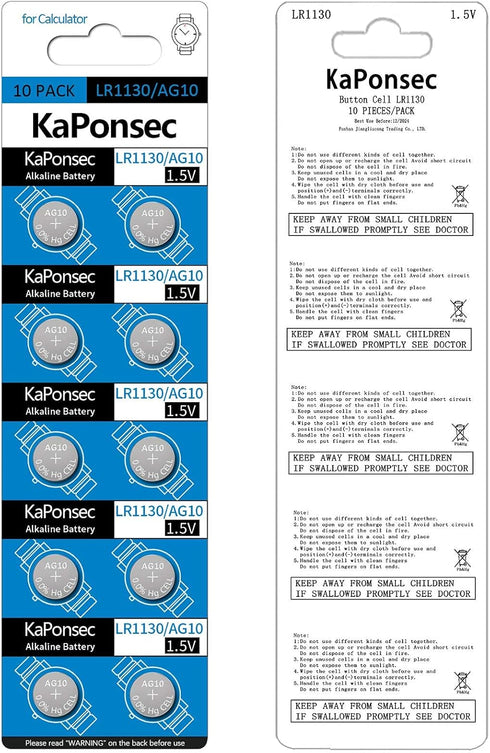 20 Pack LR1130 AG10 389 1.5V Button Coin Cell Battery...