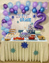 40 Inch Large Purple Balloon Number 0 Balloon Helium Foil Mylar Balloons Party Festival Decorations Birthday Anniversary Party Supplies...