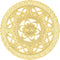 Bezelry 8 Pieces Metal Lacework Filigree Metal Shank Buttons. 30mm (Gold)...
