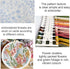 Silentsea Flower Embroidery Kit, Including 4 Sets of Patterned Embroidery Cloth, 2 Rings, Needles,Embroidery Thread, Instructions and Other Tools,...