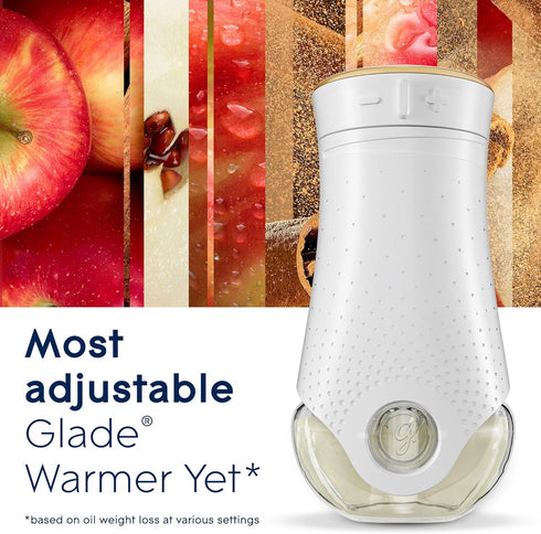 Glade PlugIns Refills Air Freshener, Scented and Essential Oils for Home and Bathroom, Autumn Spiced Apple, Limited Edition Scent, 4.69 Fl Oz, 7 C...
