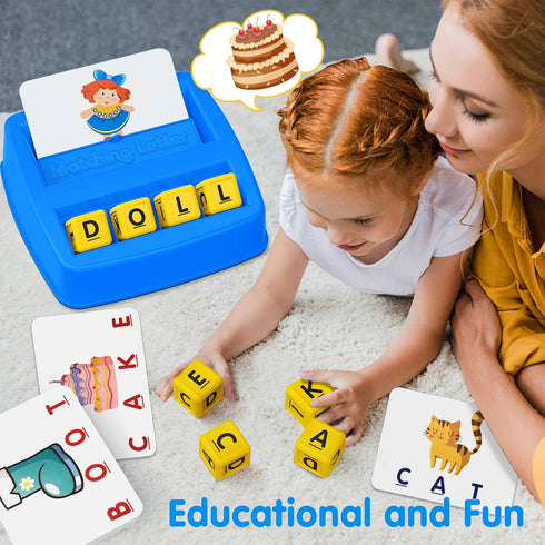 Educational Toys for 3 4 5 Year Old Boys Gift, Matching Letter Game Preschool ABC Learning Toys for Kids Ages 4-8 Years, Christmas Birthday Gifts ...