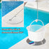 16 inch Pool Skimmer Basket Hook-Stainless Steel Pool Basket Lid Lifting Hook-Extended Pool Filter Skimmer Handle for Cleaning Swimming Pools&Prot...