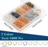10 mm Jump Rings for Jewelry Making 7 Colors 1000 Pcs Stainless Steel Jump Rings with Open/Close Tools for Necklace Bracelet Repair Keychains Jewe...