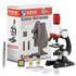AmScope-ETXWJ04 IQCREW 100X-1200X LED Kids Beginner Microscope Toy Set + Slides Preparation Kit...