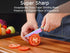 WELLSTAR Utility Knife, 4 Inch Serrated Paring Knife with Super Sharp Rainbow High Carbon Stainless Steel Blade for Fruit Vegetable Cutting Peelin...
