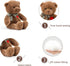11.4” Small Teddy Bear with Heart Cute Brown Teddy Bear Stuffed Animals for Valentines Day Soft Bear Plushie Toy Stuffed Bear Plush Gifts for Girl...