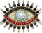 Lucky Charm Evil Eye Aojo Brooch Pin for Women Fully-Jewelled with Freshwater Pearl& Rhinestone Crystal for Wedding Party Prom Gift Necklace Dual ...