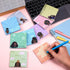 9 Packs Black Girl Sticky Notes Inspirational Mini Motivational Self Stick Note Pads Cute African Girl Teacher Notes Positive Memo Notepads for Nu...