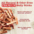 Natural Farm Odor-Free Bully Sticks (2-4”, 8oz) ALL-NATURAL Long-Lasting Chews, 100% Beef Pizzle, Grass-Fed, Grain-Free, Hormone-Free, Protein for...