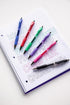 Writon Retractable Gel Pens, Comfort Grip, 0.7mm Fine Point, Blue Ink, 12 Pack...