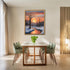 Posterizer 1 pcs-beautiful scenary of snowy winter in oil painting style-1-Landscape & Nature Art-GIft for Men Women Teens-Dining Room Decor- unfr...