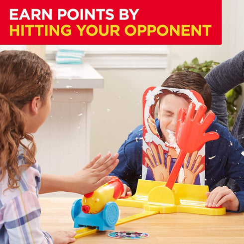 Hasbro Gaming Pie Face Cannon Game Whipped Cream Family Board Game Kids Ages 5 and Up...