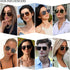 Dollger Oversized Square Sunglasses for Women Men Polarized Aviator Shades Retro Large Sun Glasses...