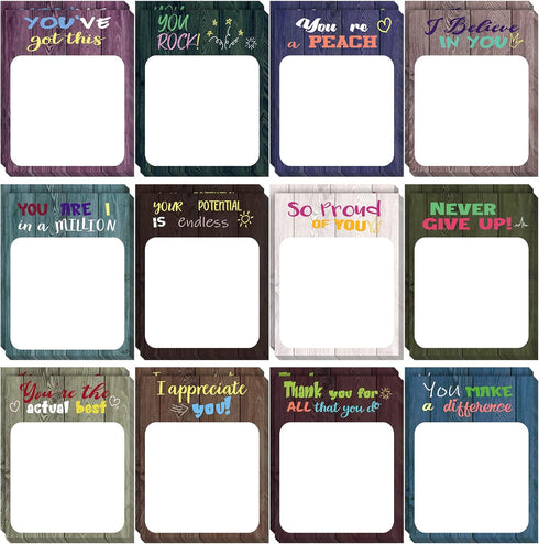 24 Pieces Modern Appreciation Sticky Notes 3 x 4 Inch Funny Inspirational Sticky Note Motivational Memo Pads Cute Positive Note Pads School Office...