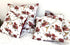 Tache Floral Red White Euro Sham - 26 inch Quilted 1pc Rose Garden Hummingbirds Antique Vintage Farmhouse Country Rustic Microfiber Square Pillow ...
