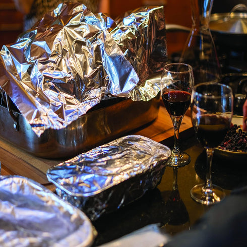 Crystal by Crystalware Aluminum Foil Sheets - Precut Foil Sheets - Pop Up Foil Sheets for Storing, Cooking Food - Premium Aluminum Foil Wraps - Si...