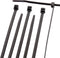 THE CIMPLE CO 11 Inch Black Nylon Zip Ties (Wire, Cable Ties) - Strong - Indoor and Outdoor Rated - No Tools Needed - 100 Pack...
