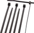 THE CIMPLE CO 11 Inch Black Nylon Zip Ties (Wire, Cable Ties) - Strong - Indoor and Outdoor Rated - No Tools Needed - 100 Pack...