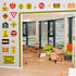 Zonon 36 Pcs Construction Bulletin Board Decorations Welcome Classroom Sign Positive Poster Banner Motivational Sign Cutouts for Pre School Elemen...