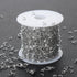 32.8 Feet Silver Stainless Steel Chain Roll Lip Link Chains 4x2mm Silver Necklace Chain with Jump Rings Lobster Clasps Choker Cable Chains for DIY...