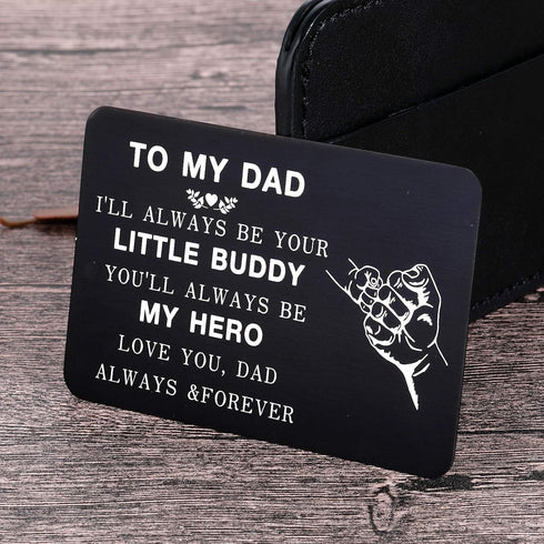 Son to My Dad Wallet Insert Card Valentine’s Day Gifs From Son For Dad Fathers Day Gifs Christmas Birthday Son To Step Dad from Little boy Kids I ...