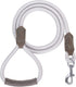 Mile High Life | Premium Leather Dog Leash | Strong Rope Leash | Leather Handle | Zinc Alloy Strong Clasp | Small Medium Large Dogs | 4/5/6 Feet(S...